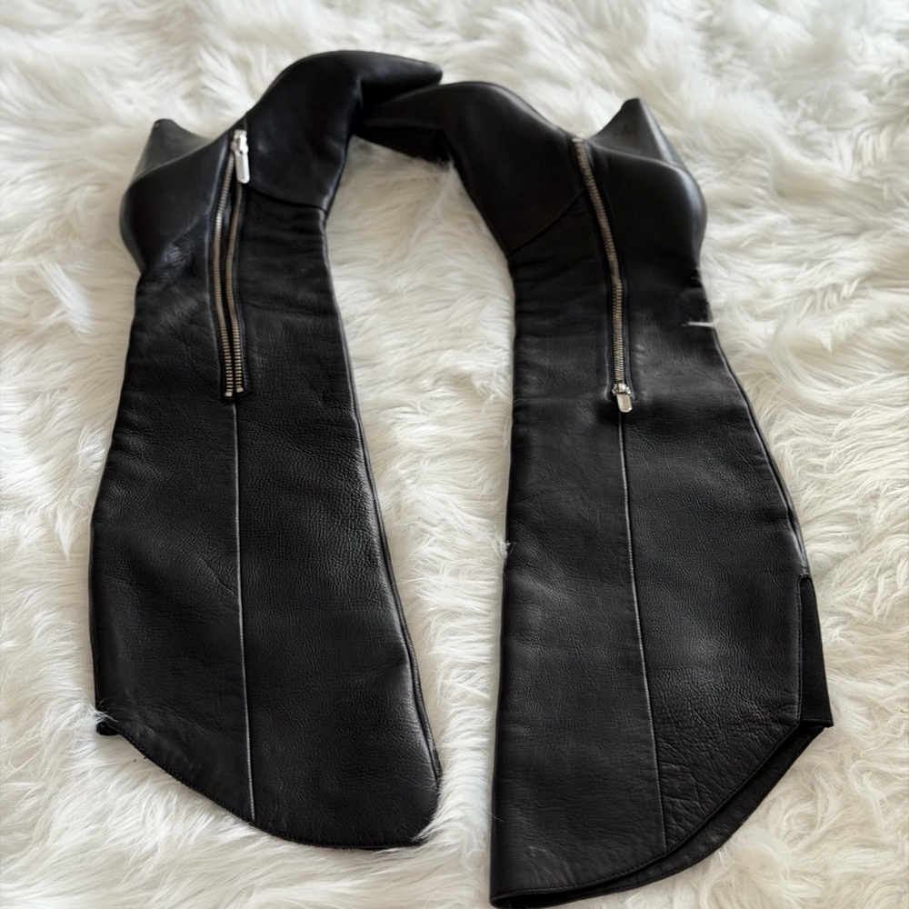 Sigerson Morrison Black Over the Knee Boots - Picture 4 of 9
